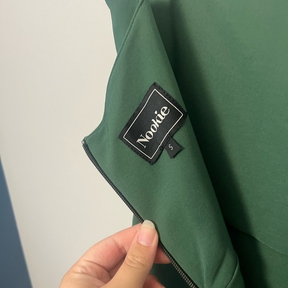 Revolve Nookie Billie Mini Dress in Khaki Green Size small - Picture 6 of 7